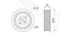 AUTEX 641077 Tensioner Pulley, v-ribbed belt